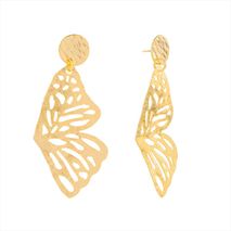 Aretes Revoloteo Dorados