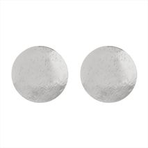 Aretes Redondo Encocado Gigante Plata T