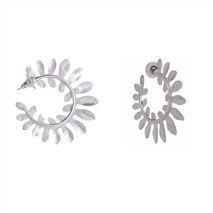 Aretes Olivo Plateados