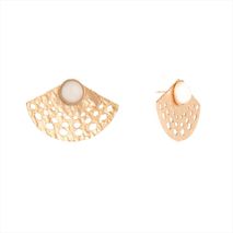 Aretes Orilla De Mar Dorados T