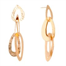 Aretes Naufragio Medianos Dorados
