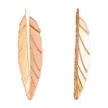 Aretes Hoja Larga Dorado T
