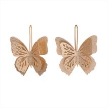 Aretes Jarra Mariposa Doble Abierta