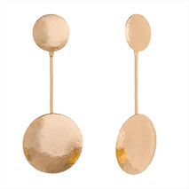 Aretes Doble Circulo Concavo
