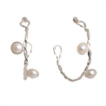 Aretes Candonga Ondina Plateados
