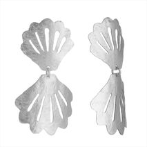 Aretes Arenita Plateadas