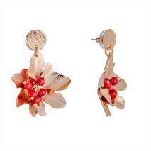 Aretes Amapola Rojos