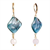 Aretes Acuarela Azul