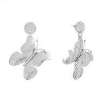 Aretes Alada Plateados