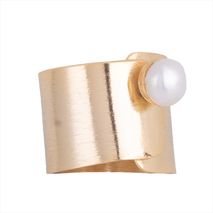 Anillo Olas Perlado