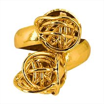 Anillo Hojarasca Siames