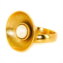 Anillo Concavo Perla