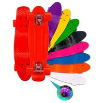 Patineta Penny Long Board Niños Skate Luces Color Niño