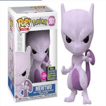 Funko Pop Games Pokemon Mewtwo Flocked 581 Limited Edition Exclusive