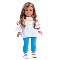 Ropa De Niña De Moda Se Ajusta A 18 Pulgadas Americanas.