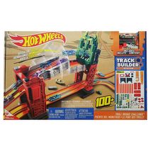 Pista De Carros Track Builder Desafio Del Puente Hotwheels