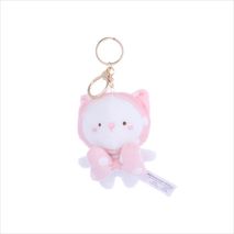Llavero De Peluche Gatito Corbatin San Valentin