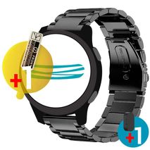 Pulso Acero Para Garmin Vivoactive 4 X1 + Protector X1 + Tapa X1 Ne