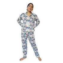 Pijama Pantalón Y Blusa Manga Larga Floral 1450