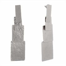 Aretes Tributo Escalonado Plata
