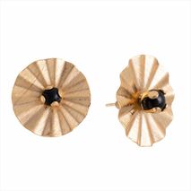 Aretes Topo Donaire Perla Negra Pequeños