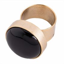Anillo Majestuosidad Agata Negra