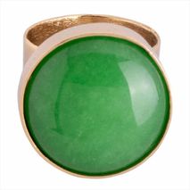 Anillo Majestuosidad Agata Verde