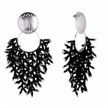 Aretes Demasia Negro