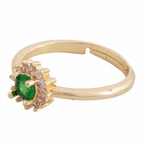 Anillo Brillo De Esmeralda
