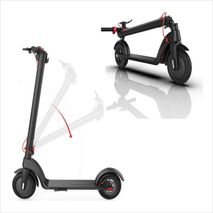 Patineta Eléctrica Scooter Negra X7 Bateria Remplazable Motor 300W 350W Mejorada