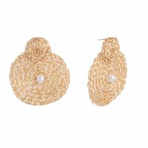 Aretes Playera Perlados