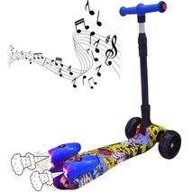 Patineta Humo Niños Bluetooth Música Luces Humo C