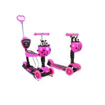 Monopatin Patineta Con Luces 5 En 1 Para Niñas