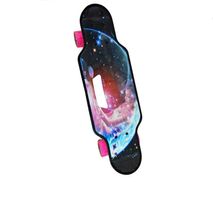 Patineta Skate Tabla Tipo Penny Mini Longboard Niños Negra Diseño